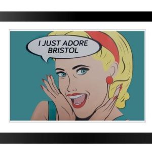 I Just Adore Bristol Framed Print