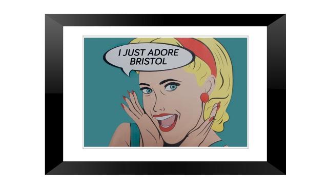 I Just Adore Bristol Framed Print