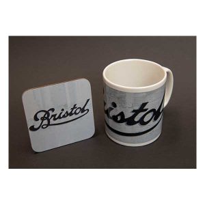 Mug and Coaster Set Bristol Logo